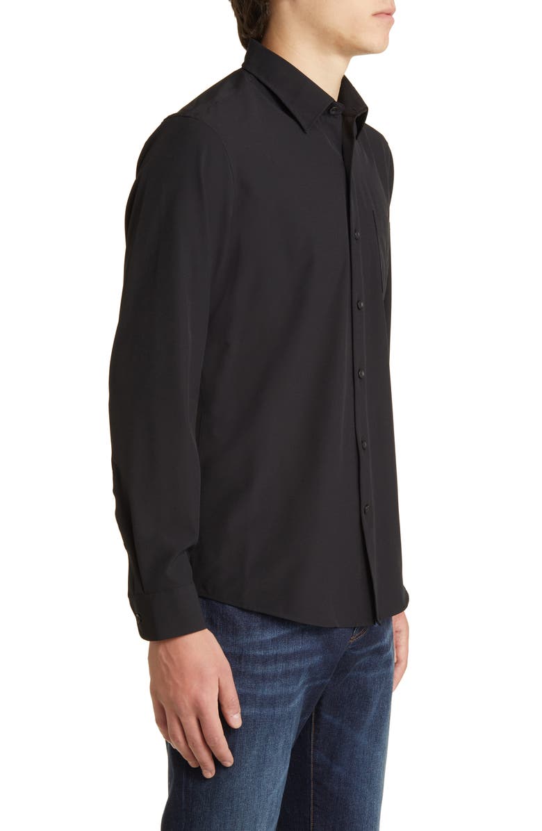 Nordstrom Solid Button-Up Shirt, Alternate, color,