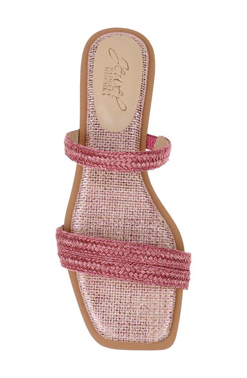 Shop Jewel Badgley Mischka Helena Slide Sandal In Pink