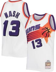 Mitchell & Ness Men's Mitchell & Ness Steve Nash White Phoenix Suns 2001/02 Hardwood Classics Swingman Jersey