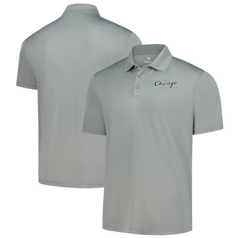 Men's Fanatics  Gray Chicago White Sox Logo Polo