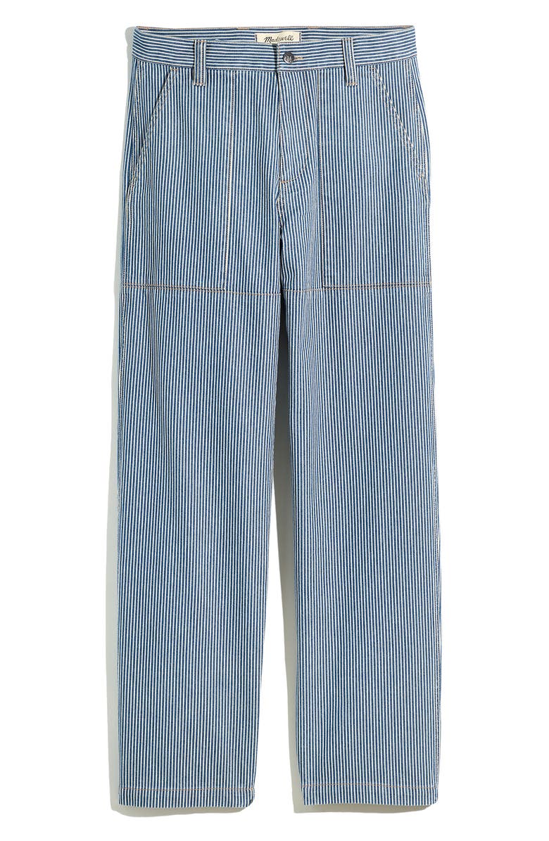 Madewell Baggy Surplus Pants, Main, color, Haverford Stripe
