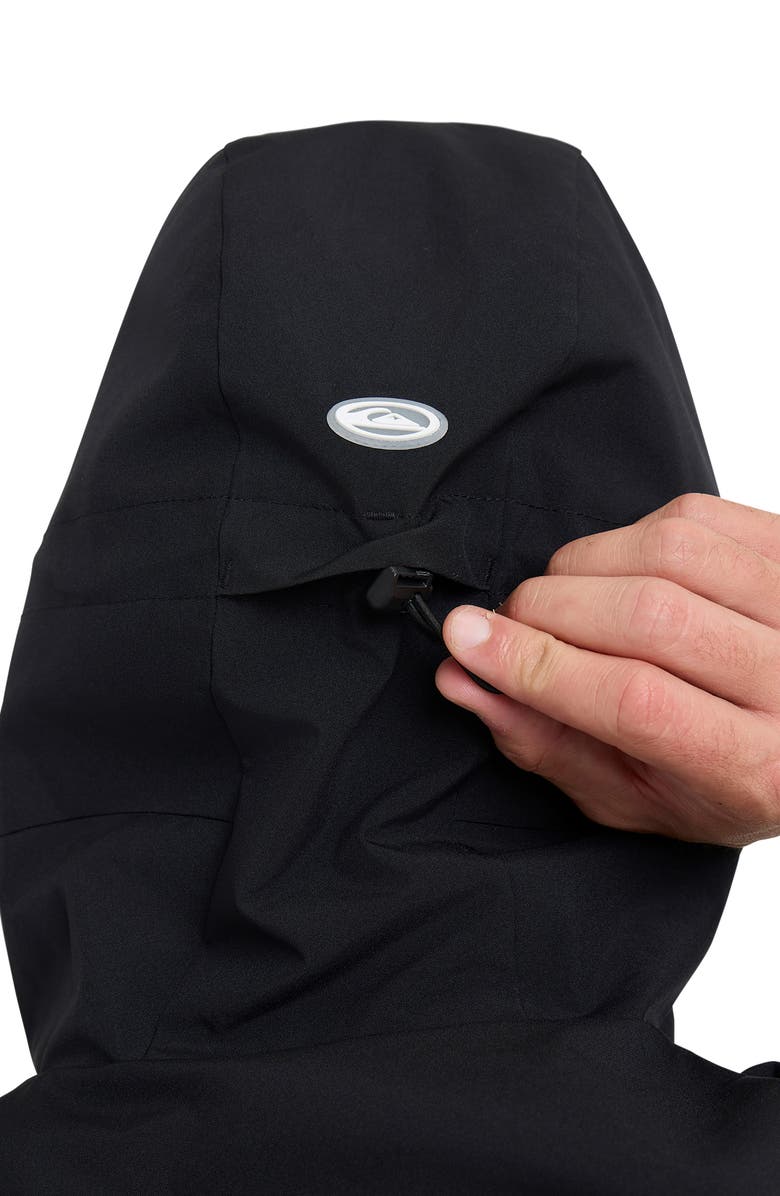 Quiksilver High Altitude Waterproof Snow Jacket, Alternate, color, Black