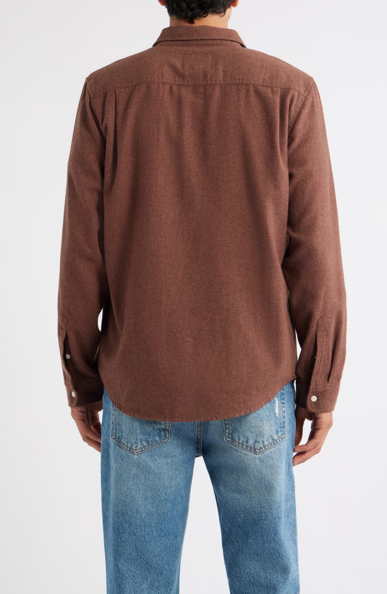 Rails Runson Relaxed Fit Flannel Button-Up Shirt, Alternate, color, Mahogany Heather
