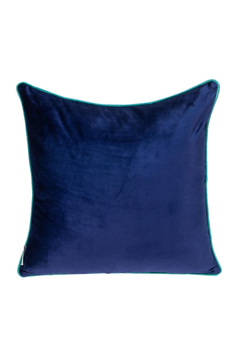 Khole Transitional Blue Throw Pillow, Main, color, BLUE