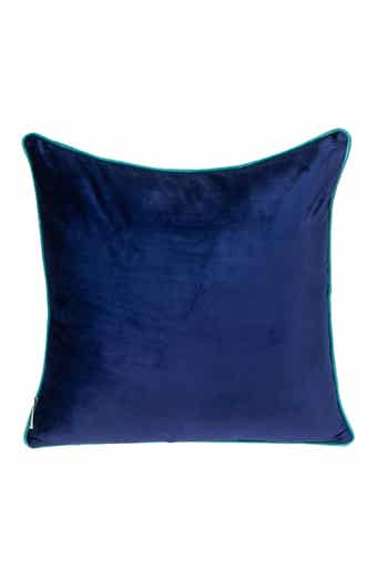 PARKLAND COLLECTION Khole Transitional Blue Throw Pillow