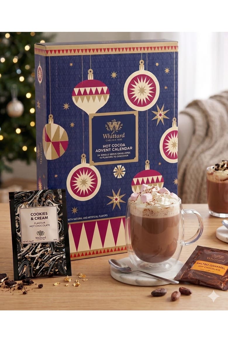 Whittard Hot Cocoa Advent Calendar, Alternate, color, Cocoa