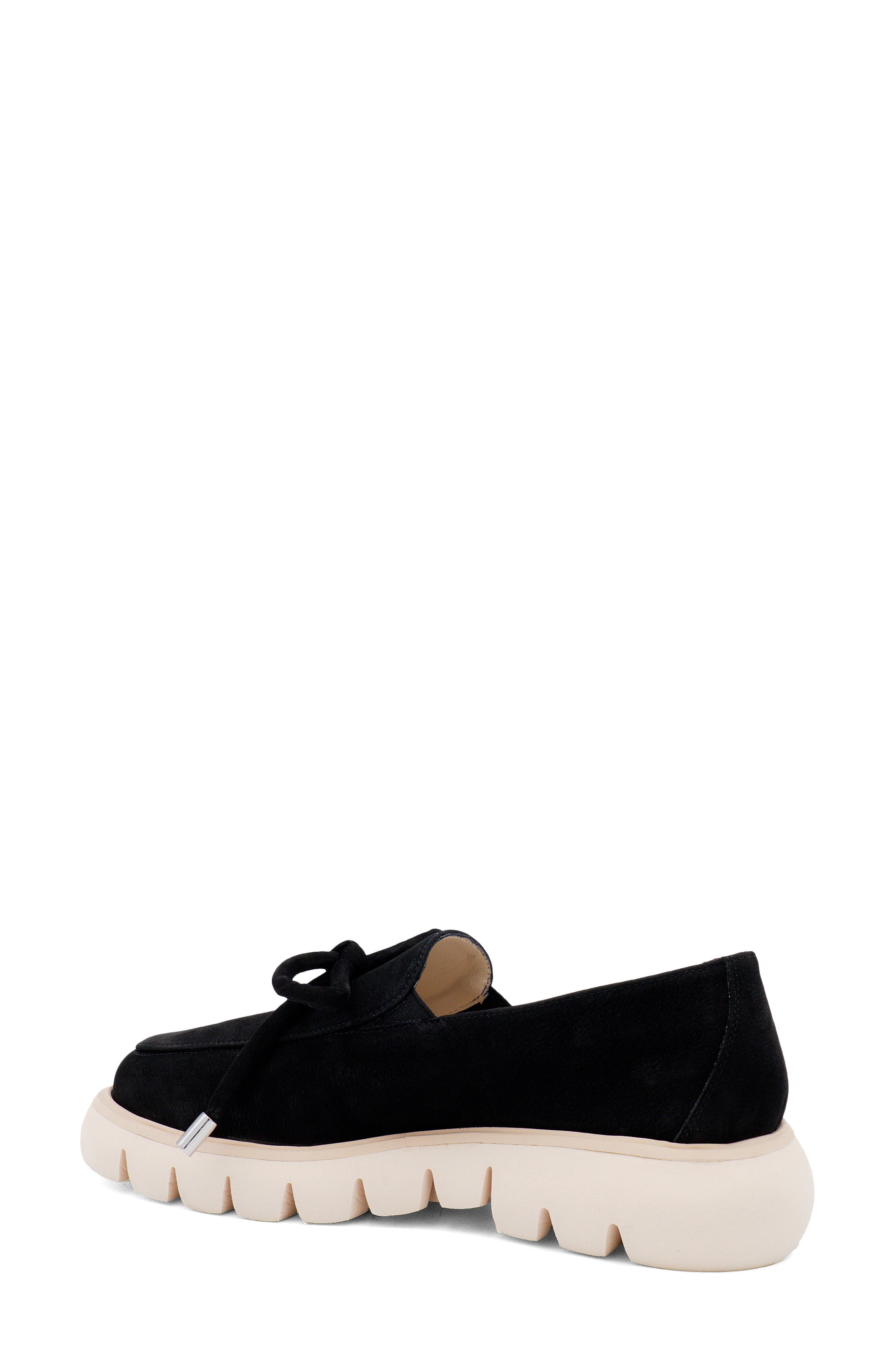 Amalfi by Rangoni Rana Lug Sole Loafer, Alternate, color, Black Long Beach