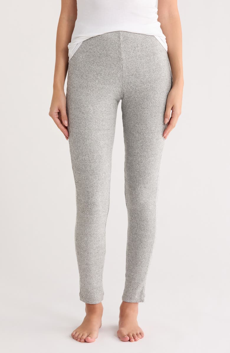 Natori Ulla Ribbed Leggings, Main, color, Heg