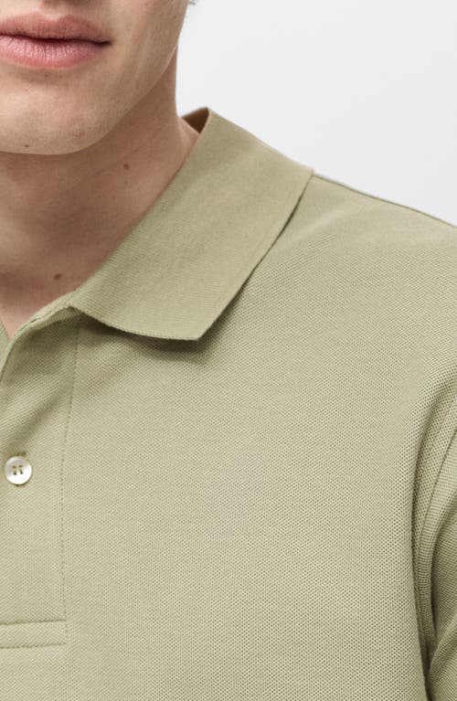 Mango Regular Fit Cotton Piqué Polo In Multi