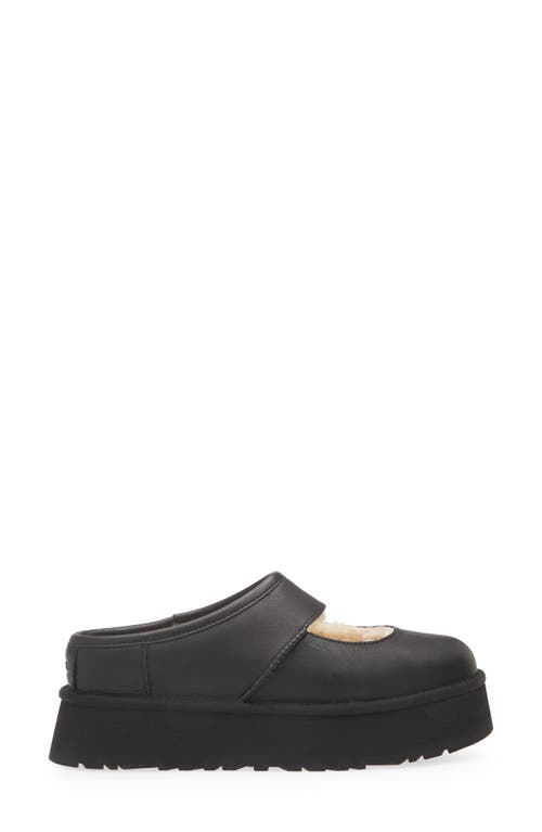 Ugg(r) Bea Genuine Shearling Lined Platform Mary Jane In Black