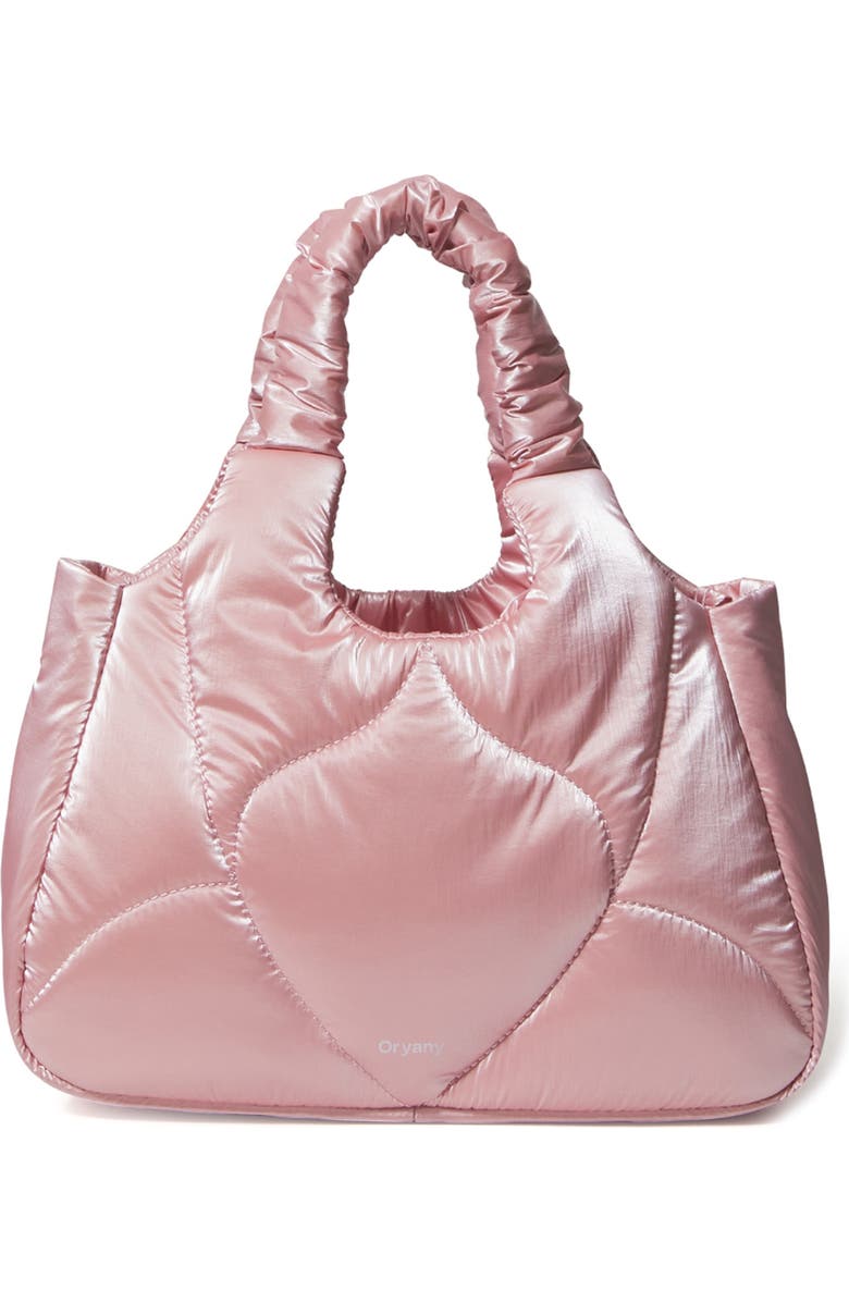 Oryany Half Moroccan Quilted Convertible Top Handle Bag, Main, color, Dusty Pink