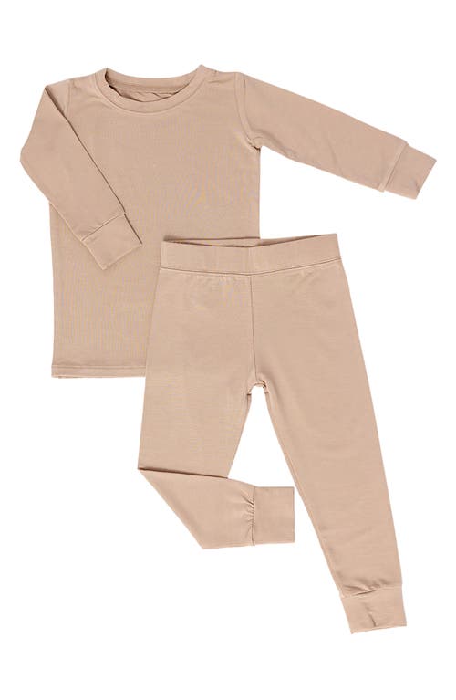 Wildbird Cloudblend™ Two-piece Long Pajamas In Neutral
