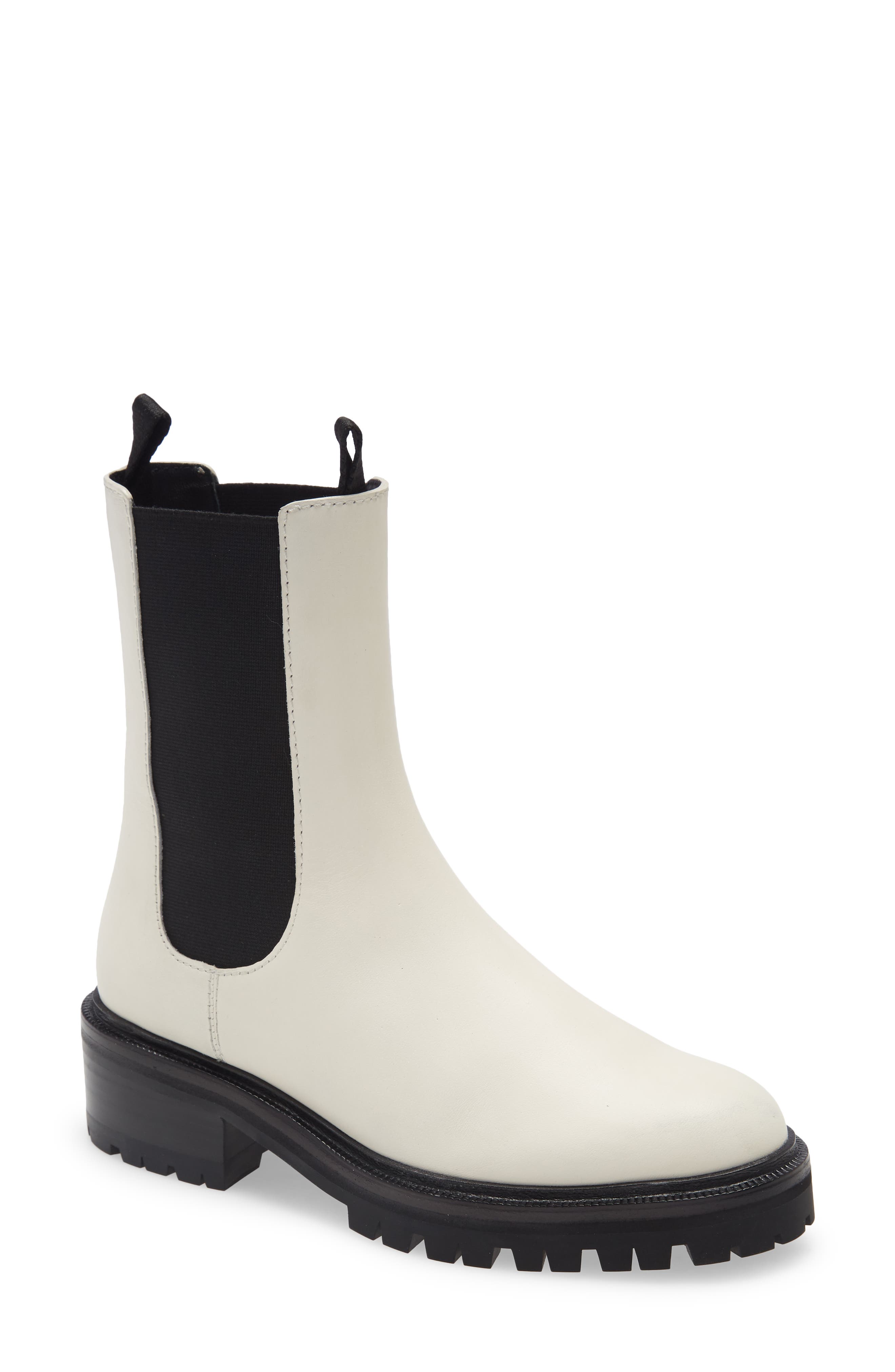 Briana Chelsea Boot, Main, color, BONE