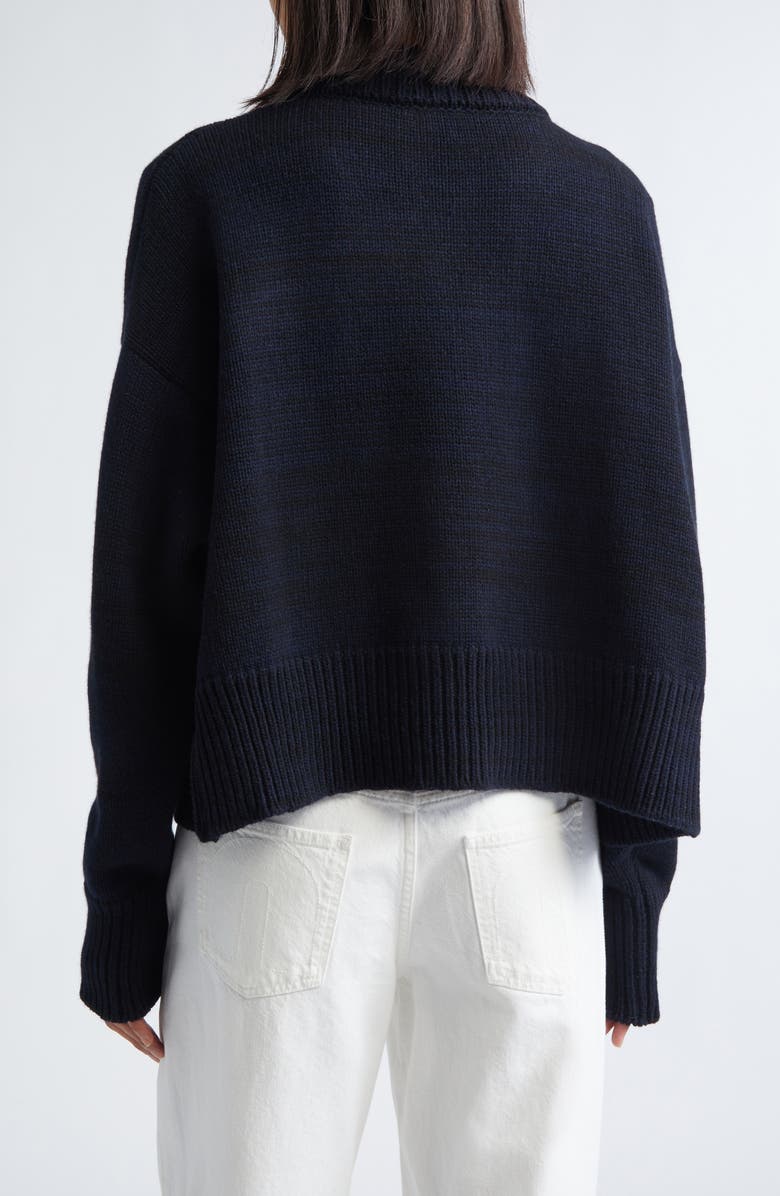 NACKIYÈ Icrebreaker Merino Wool & Cashmere Mélange Cardigan, Alternate, color, Marine Melange