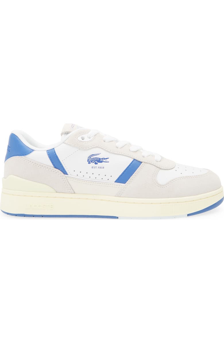 Lacoste Clip Sneaker, Alternate, color, White/ Blue