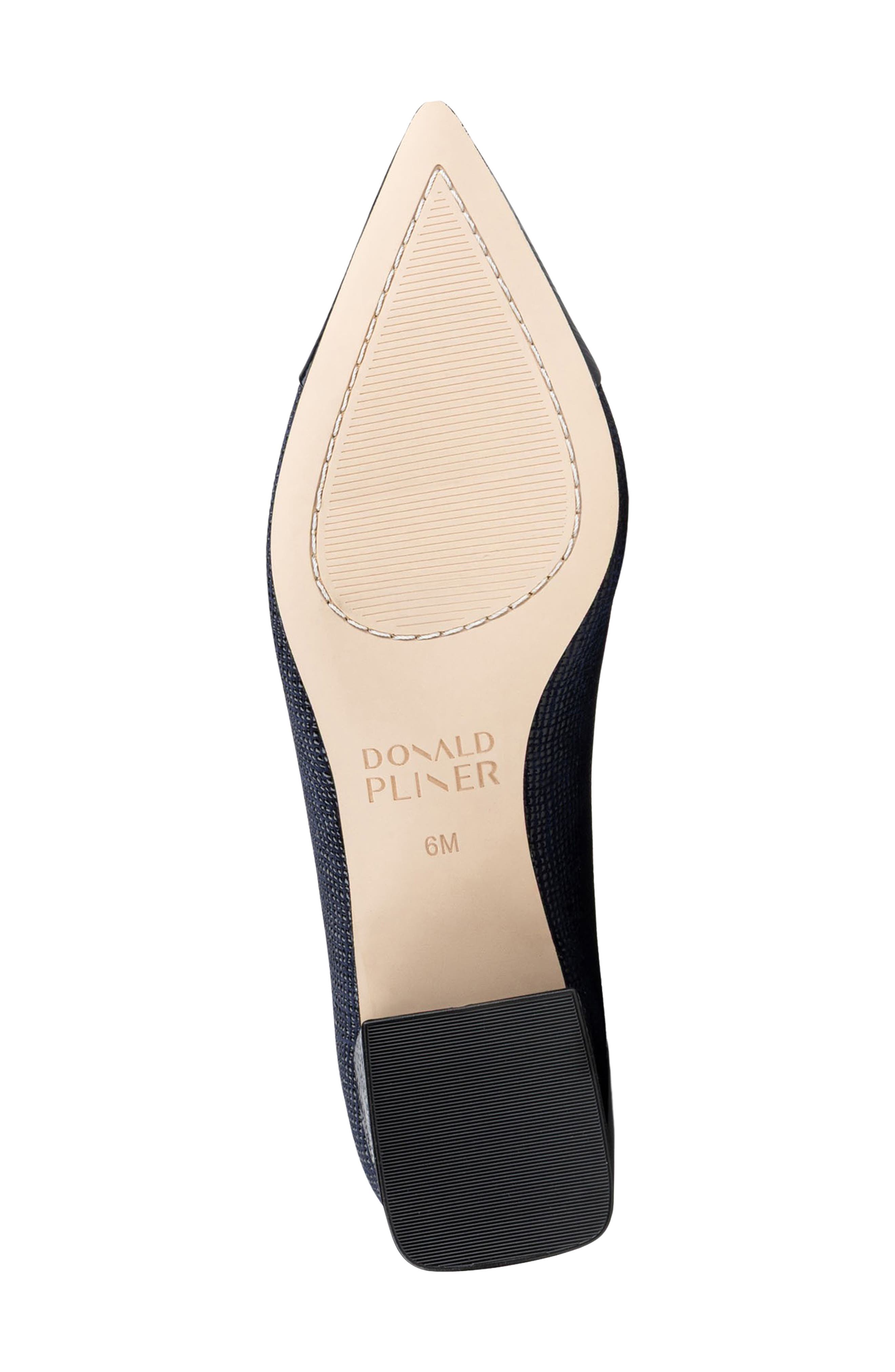 Donald Pliner Cap Toe Pump, Alternate, color, Navy