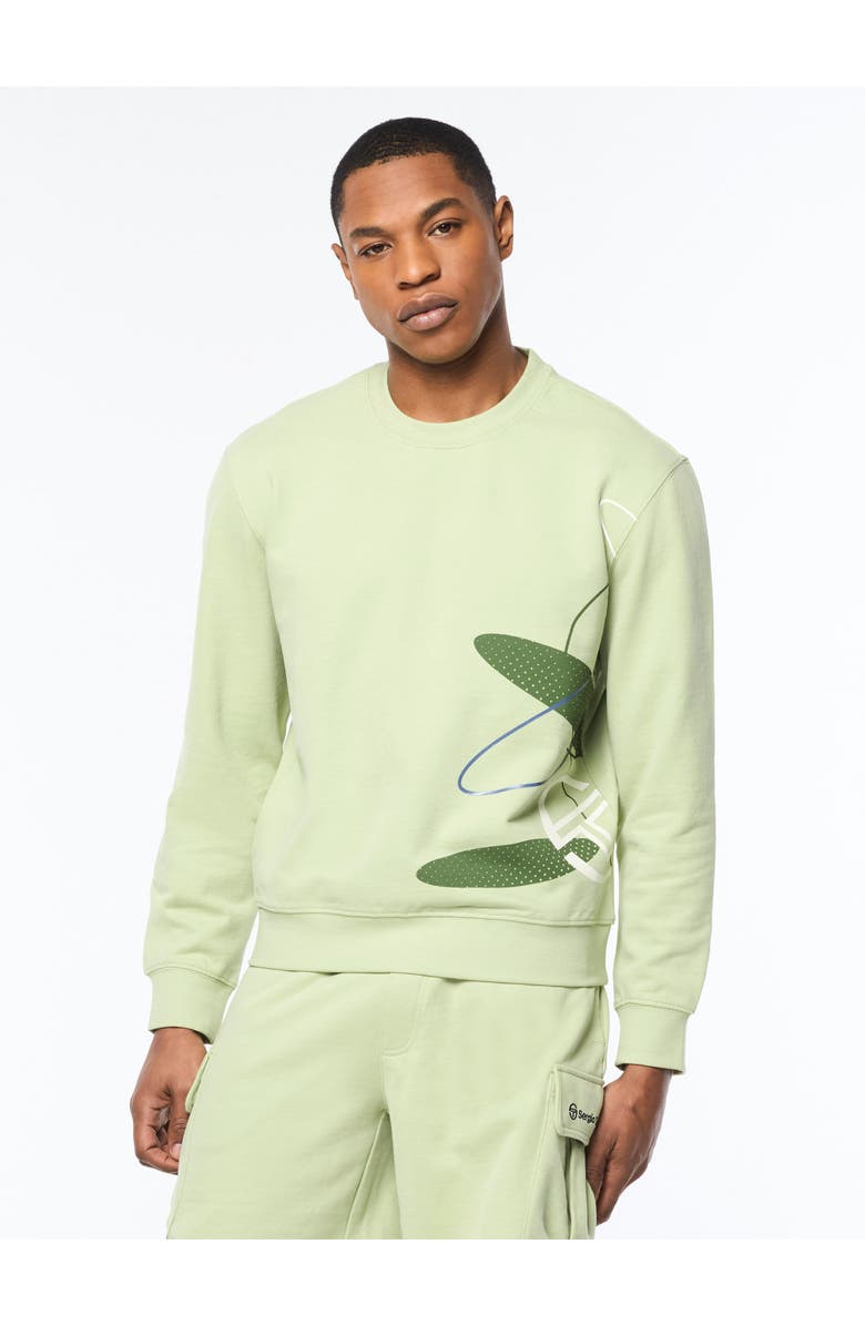 Sergio Tacchini Ciro Crewneck Sweatshirt, Main, color, Reseda