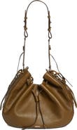 Isabel Marant Bolton Bubble Pebbled Lambskin Leather Hobo Bag