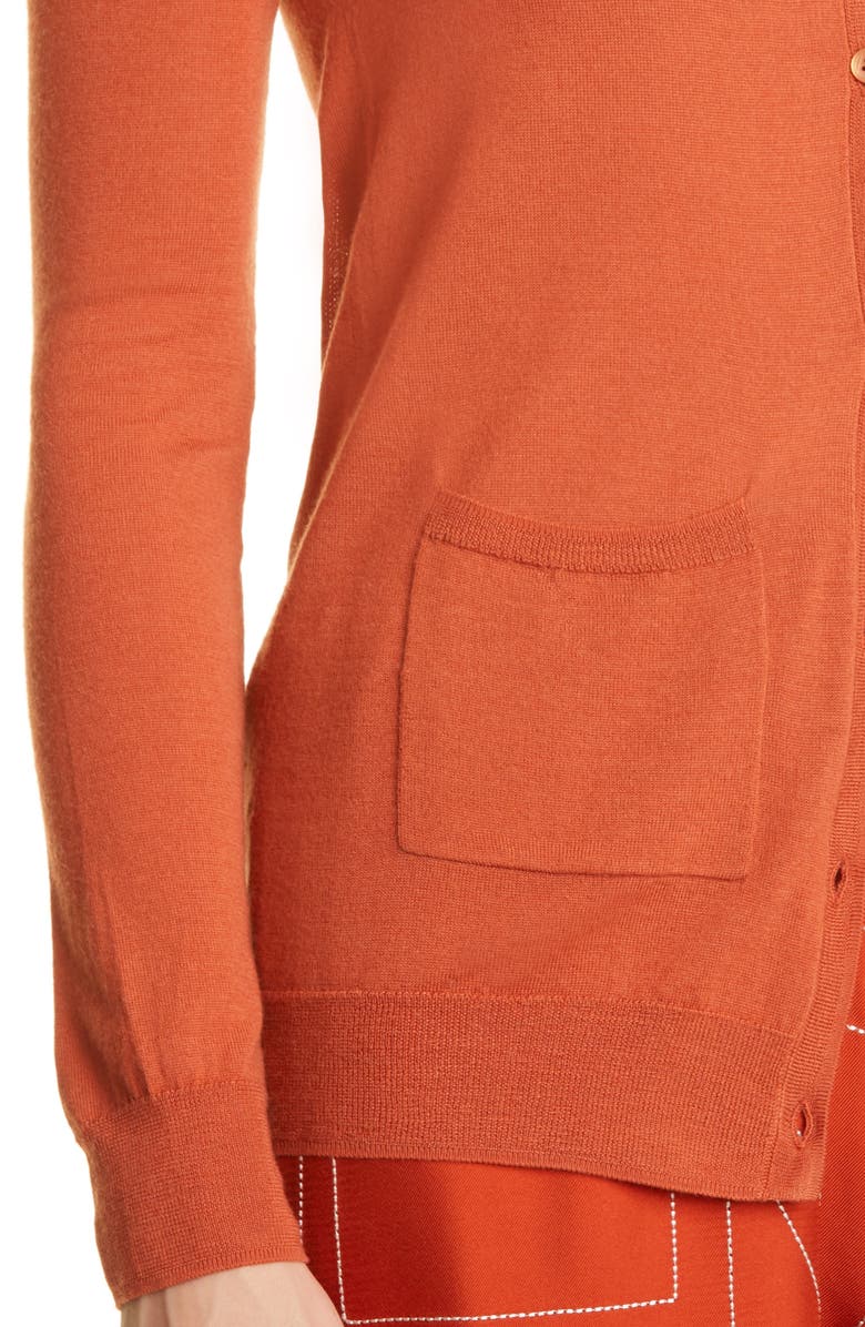TOTEME Merino Wool Cardigan, Alternate, color,