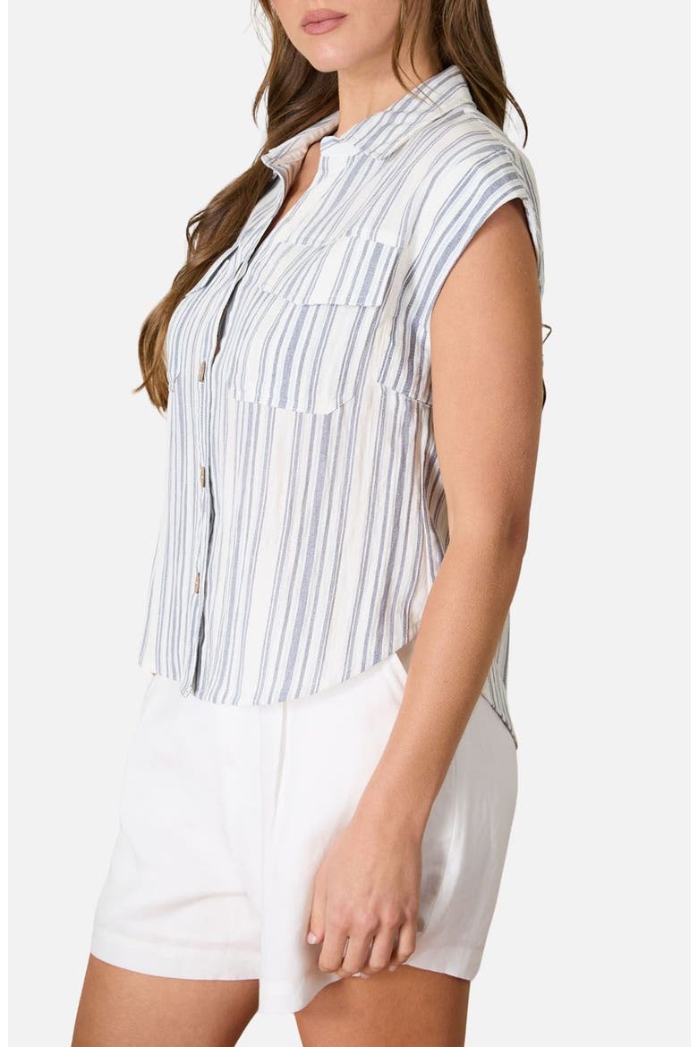 Stripe Shirt, Alternate, color, NAVY