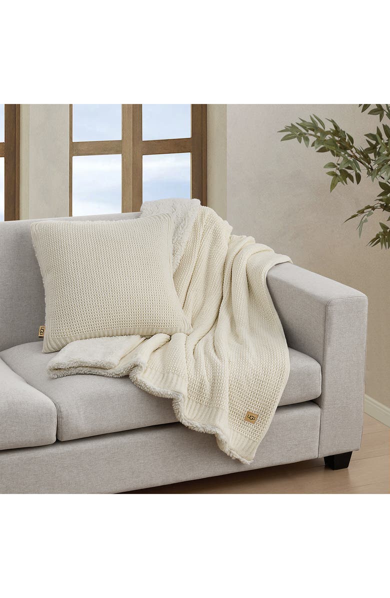 UGG<sup>®</sup> Miriam Accent Pillow, Alternate, color, Snow