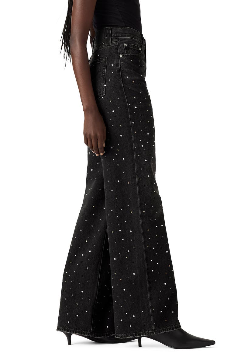 Levi's Ribcage High Waist Wide Leg Jeans, Alternate, color, Dazzle Me Smoke