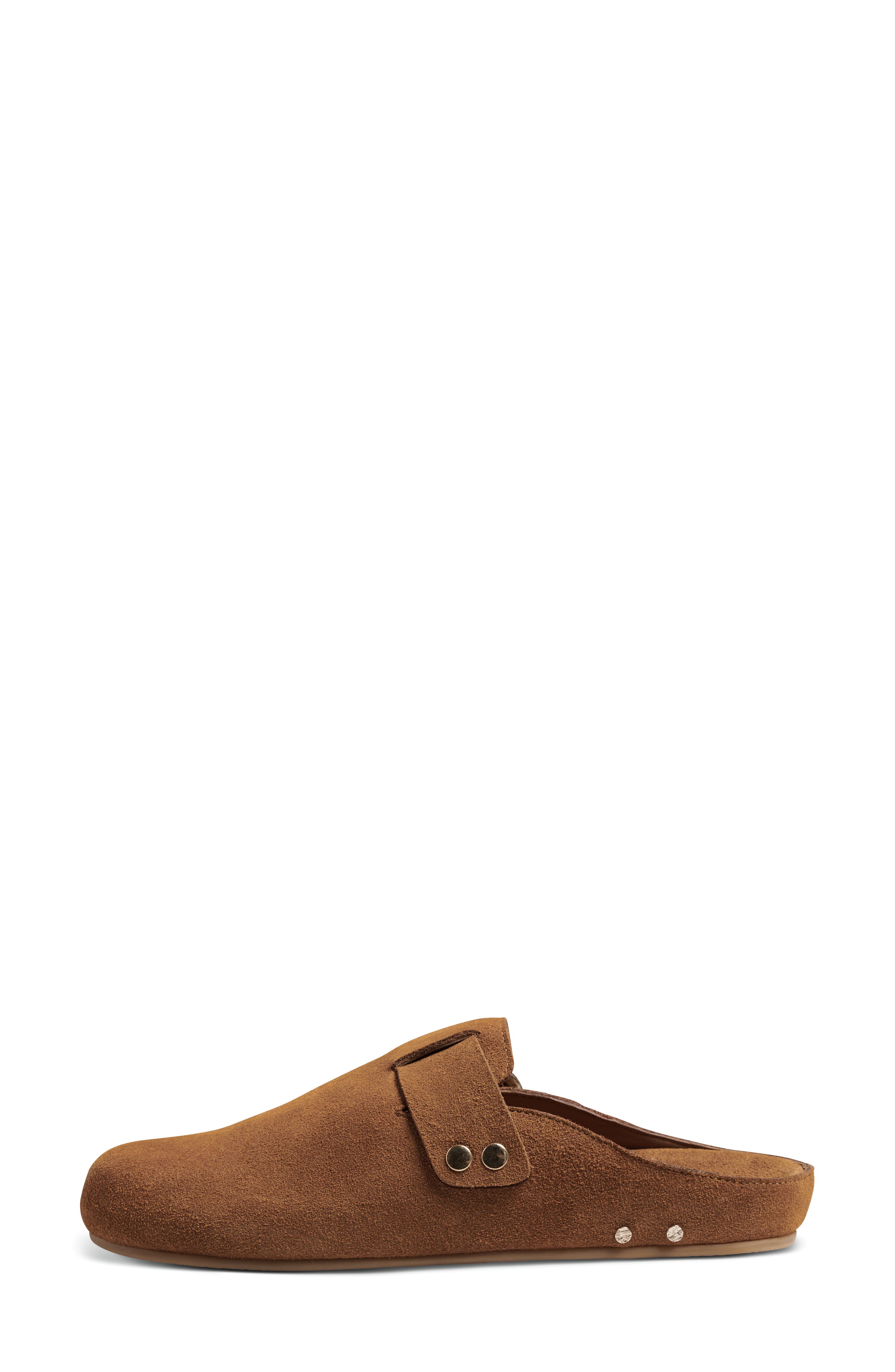 Vulture Cheetah Print Mule, Alternate, color, CHESTNUT