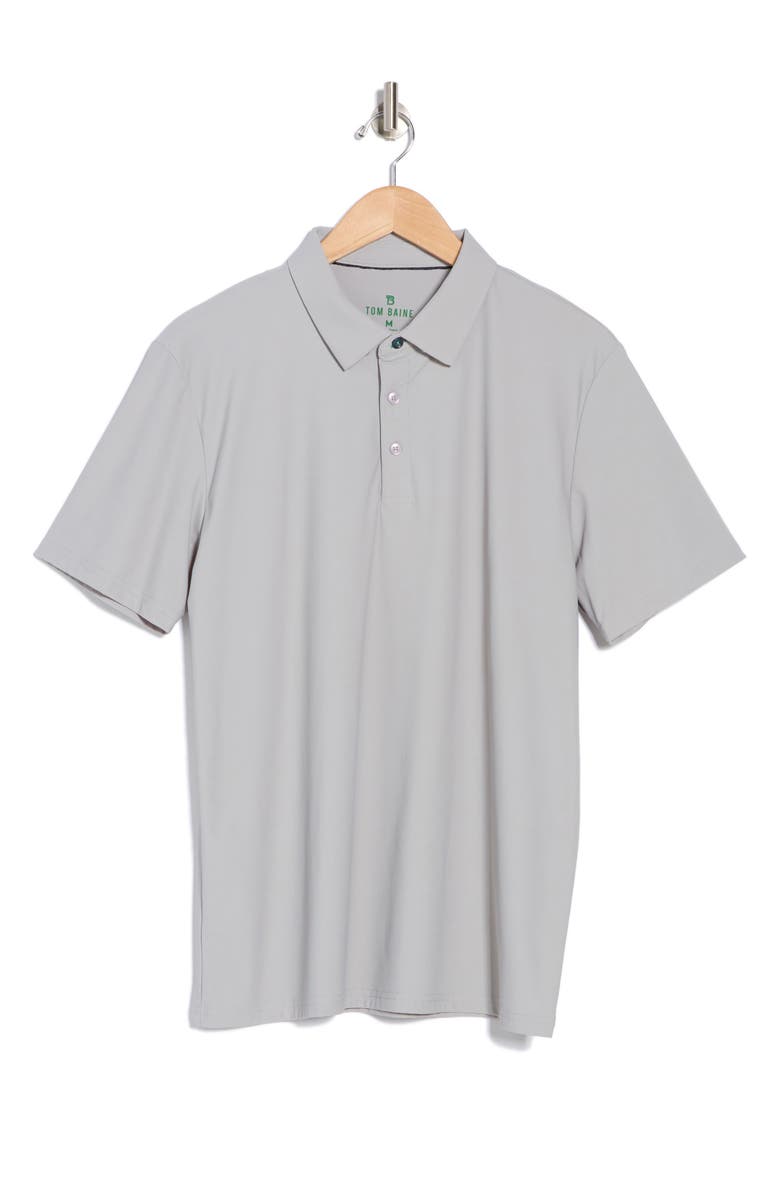 TOM BAINE Performance Polo, Alternate, color, Grey