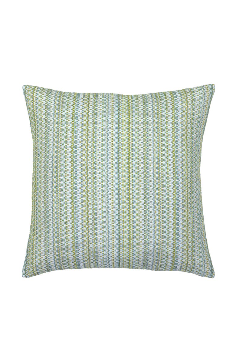 Elaine Smith Kaleidoscope Chenille Micro Check Indoor & Outdoor Woven Accent Pillow, Main, color, Spring