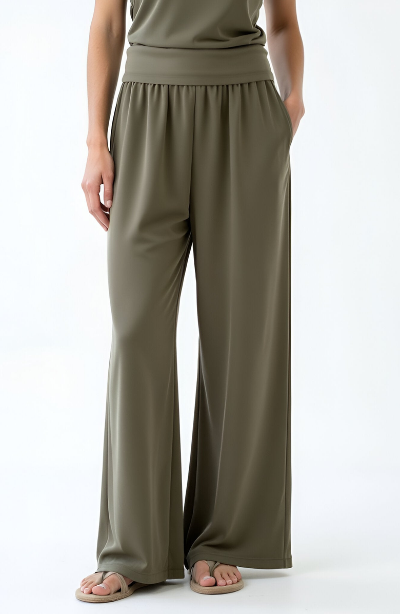Modenaire High Waist Wide Leg Pants, Main, color, 