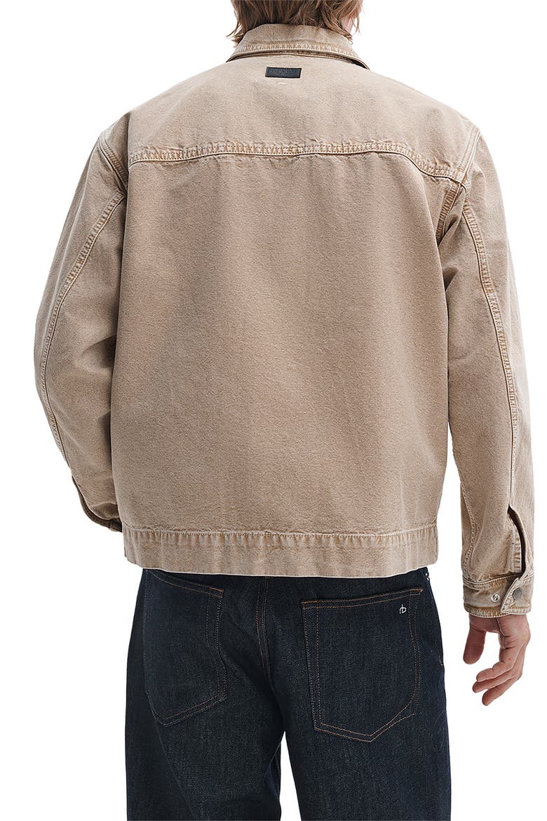 Hudson Cotton Canvas Jacket, Alternate, color, ANTITAUPE