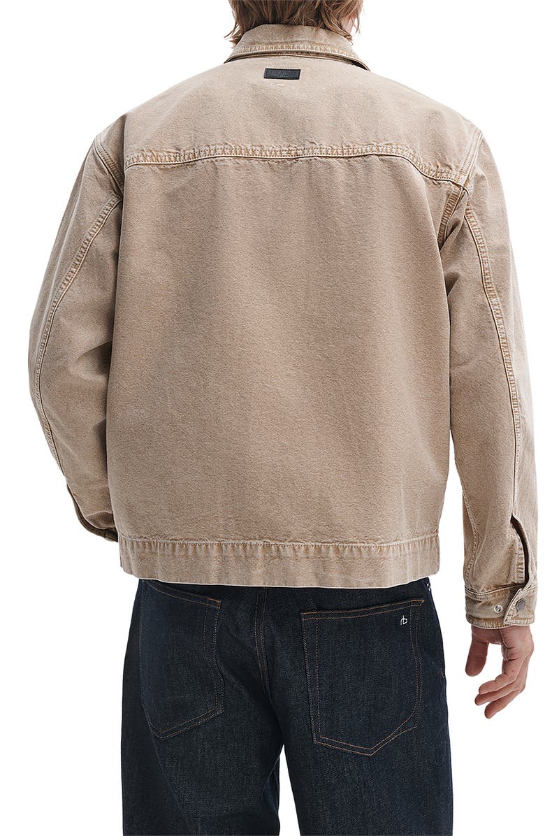 rag & bone Hudson Cotton Canvas Jacket, Alternate, color, Antitaupe