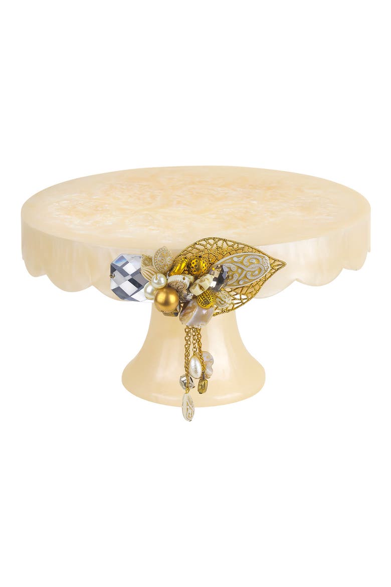 Decorative Cake Stand, Alternate, color, IVORY