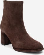 Forever & Always Shoes Napoli Leather Block Heel Boot
