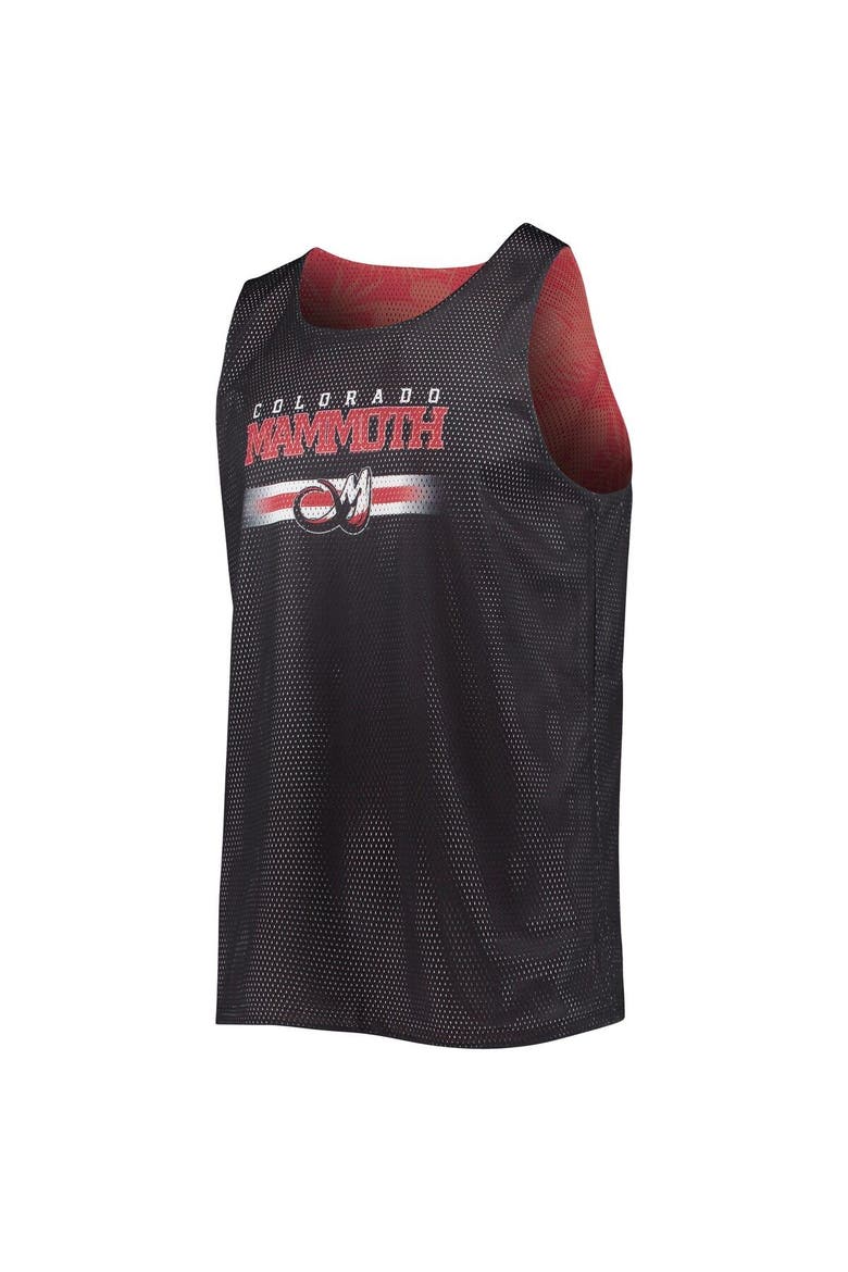 Men's FOCO Red/Black Colorado Mammoth Reversible Mesh Tank Top, Alternate, color, Red