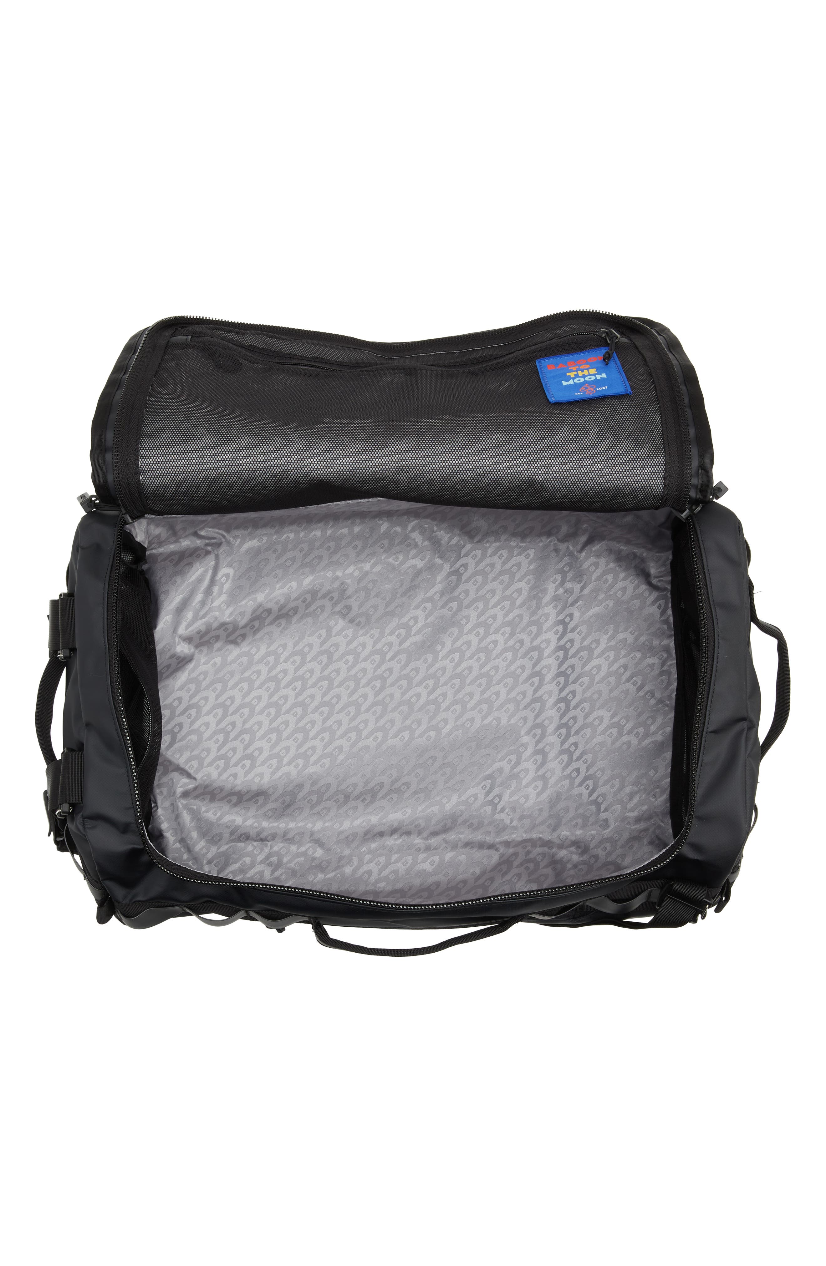 Baboon to the Moon Small Go-Bag Waterproof Convertible 40L Backpack, Alternate, color, Black