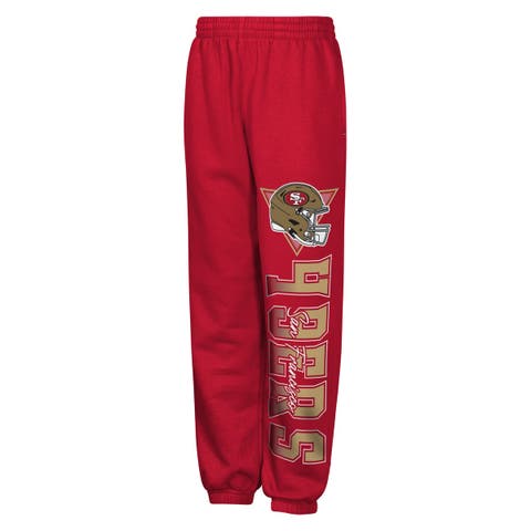 Youth Outerstuff Scarlet San Francisco 49ers Run & Gun Sweatpants