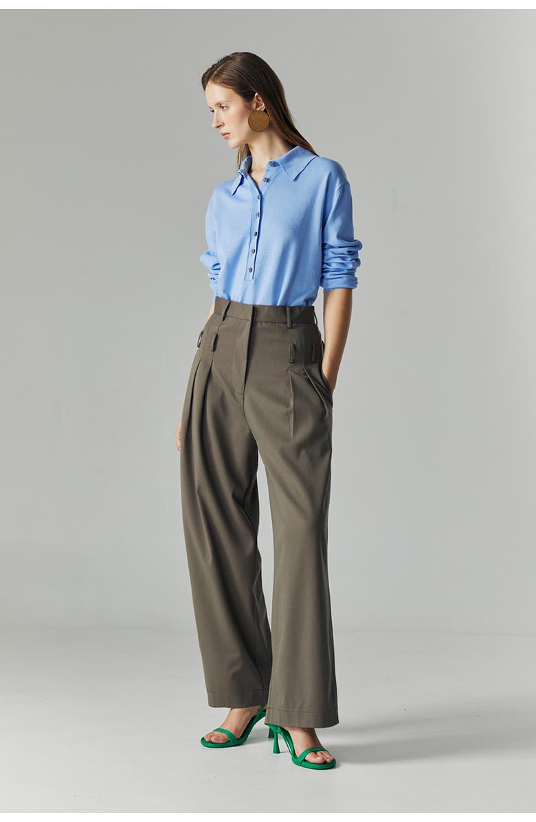 ATS Nara Knit Top, Alternate, color, Blue