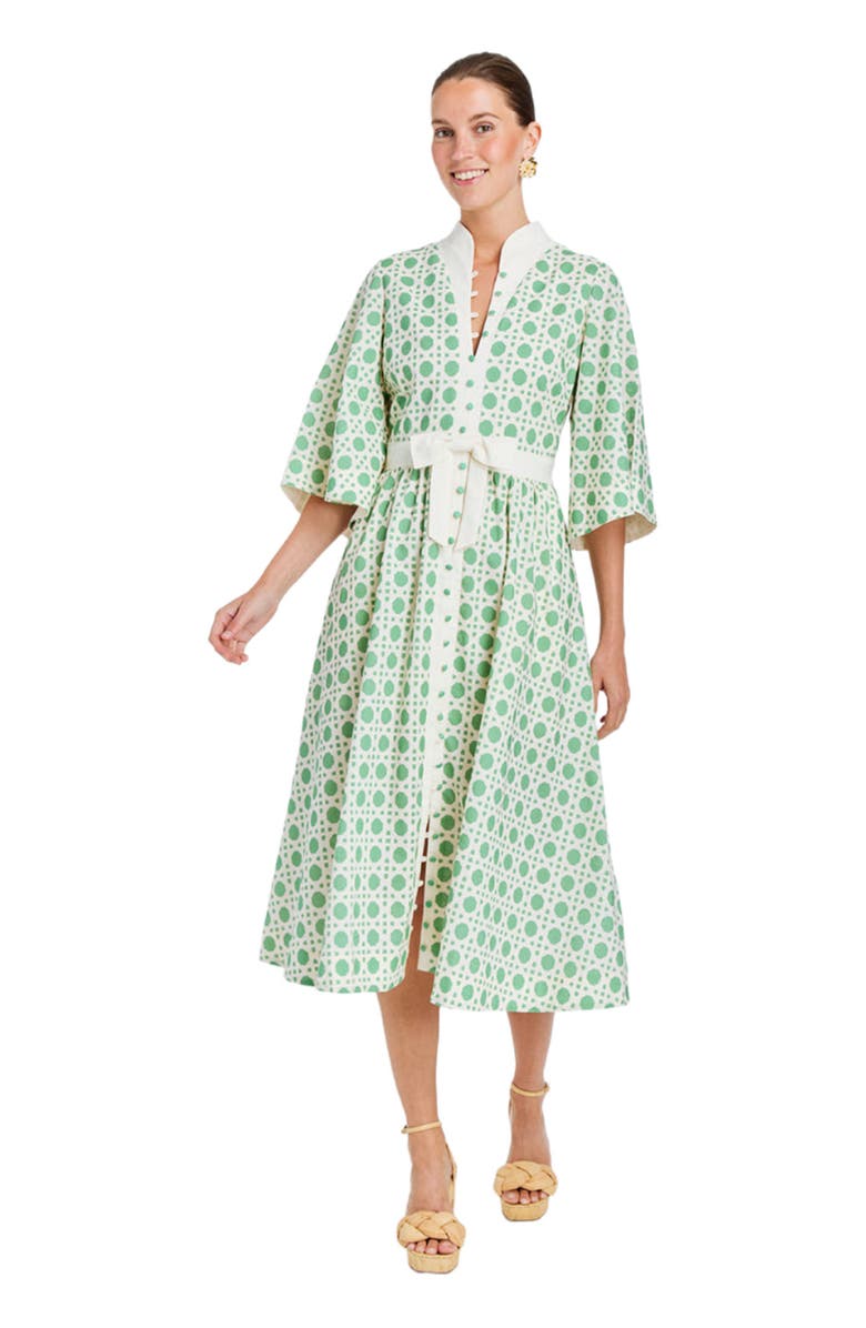 Mestiza New York Carmen Midi Dress, Main, color, Green