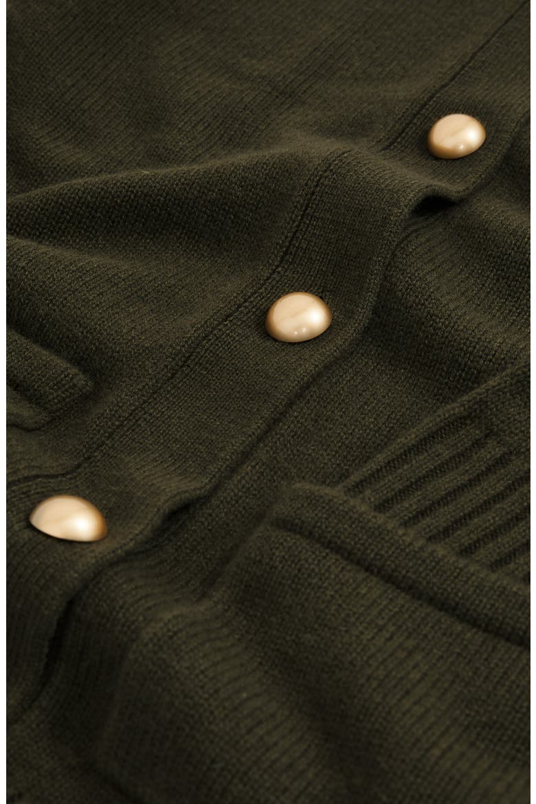 Cat Cardigan, Alternate, color, KHAKI GREEN