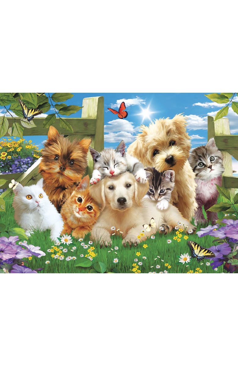 Sunsout Pups n kittens 300 piece Jigsaw Puzzle for Adults, Alternate, color, Multicolor