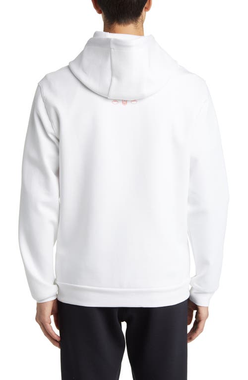 Shop Hugo Boss Boss X Nfl Touchback Graphic Hoodie In Denver Broncos White