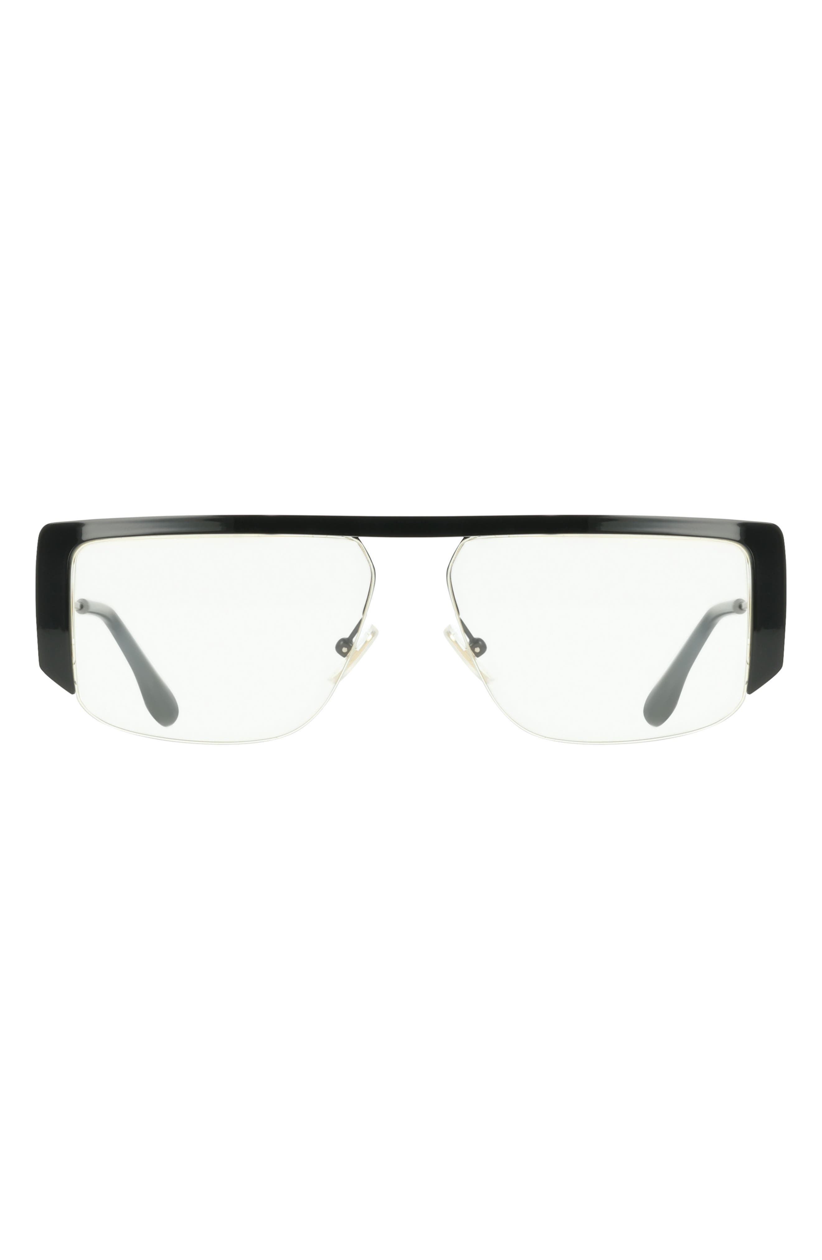 Victoria Beckham VB250S Classic Logo 59mm Rectangular Sunglasses