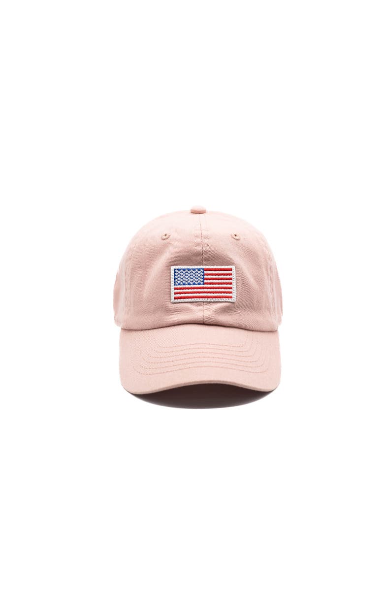 Rey To Z Flag Baseball Hat - Kids, Main, color, Dusty Rose