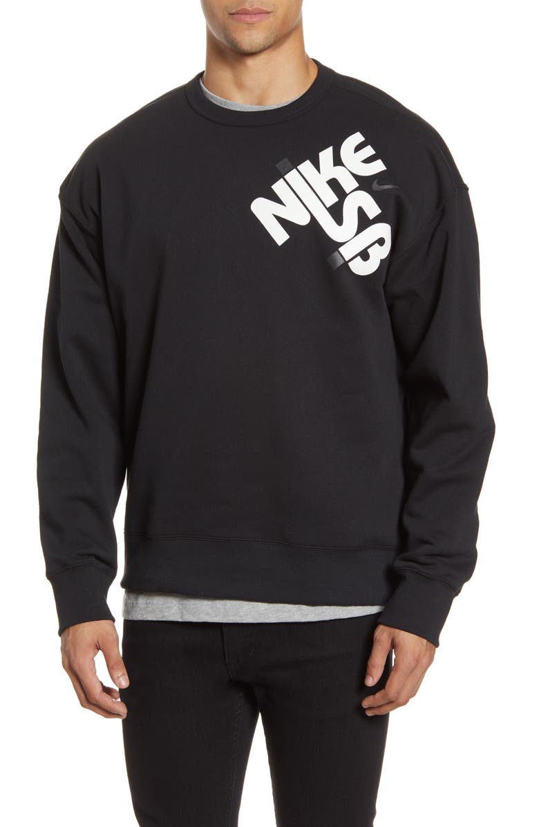 Nike SB Icon Crewneck Sweatshirt, Main, color, 