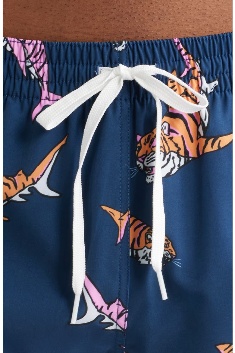 The King of the Seas Classic Lined 5.5-Inch Swim Trunks, Alternate, color, NAVY