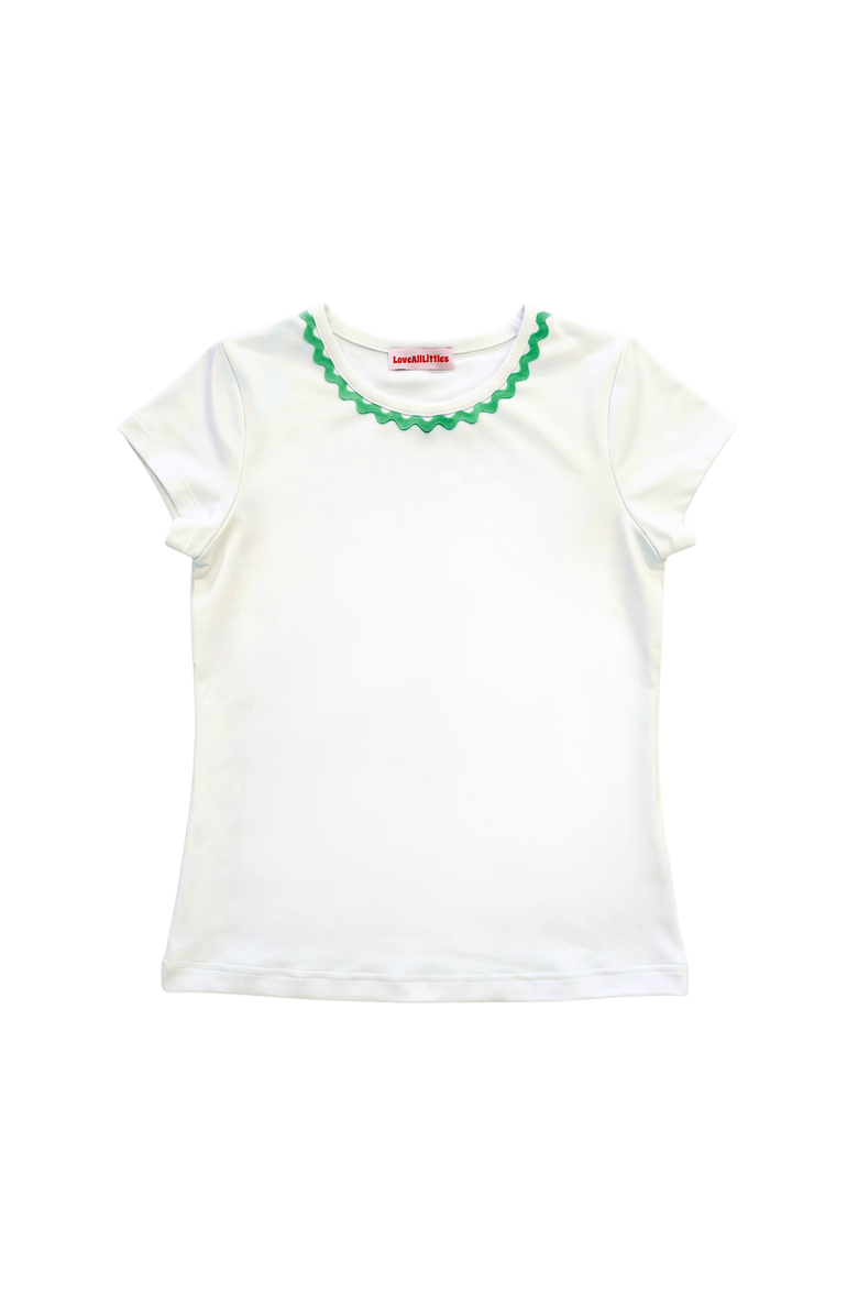 Love All Tennis Love All Littles Millie Top, Main, color, Green