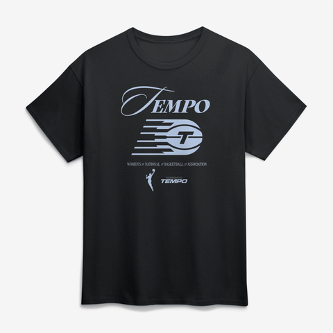 Unisex Logo Athletic Black Toronto Tempo In Motion T-Shirt