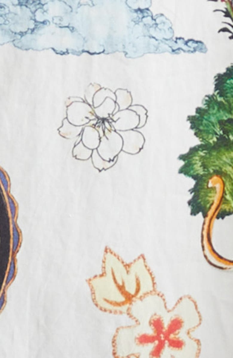 Camilla Print Long Sleeve Tiered Cotton Shirtdress, Alternate, color, Kapadokya Kitsch