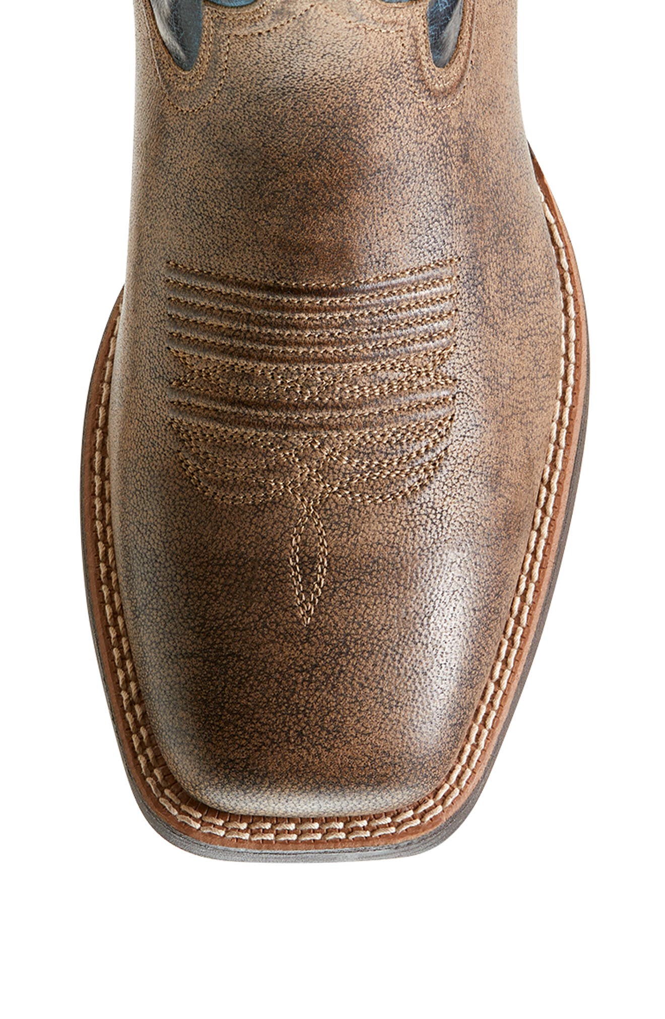 Ariat Brush Creek Western Boot, Alternate, color, Beige/ Khaki